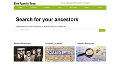 Desktop Screenshot of familytreeuk.co.uk